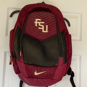 Nike Red and Black Mesh Backpack